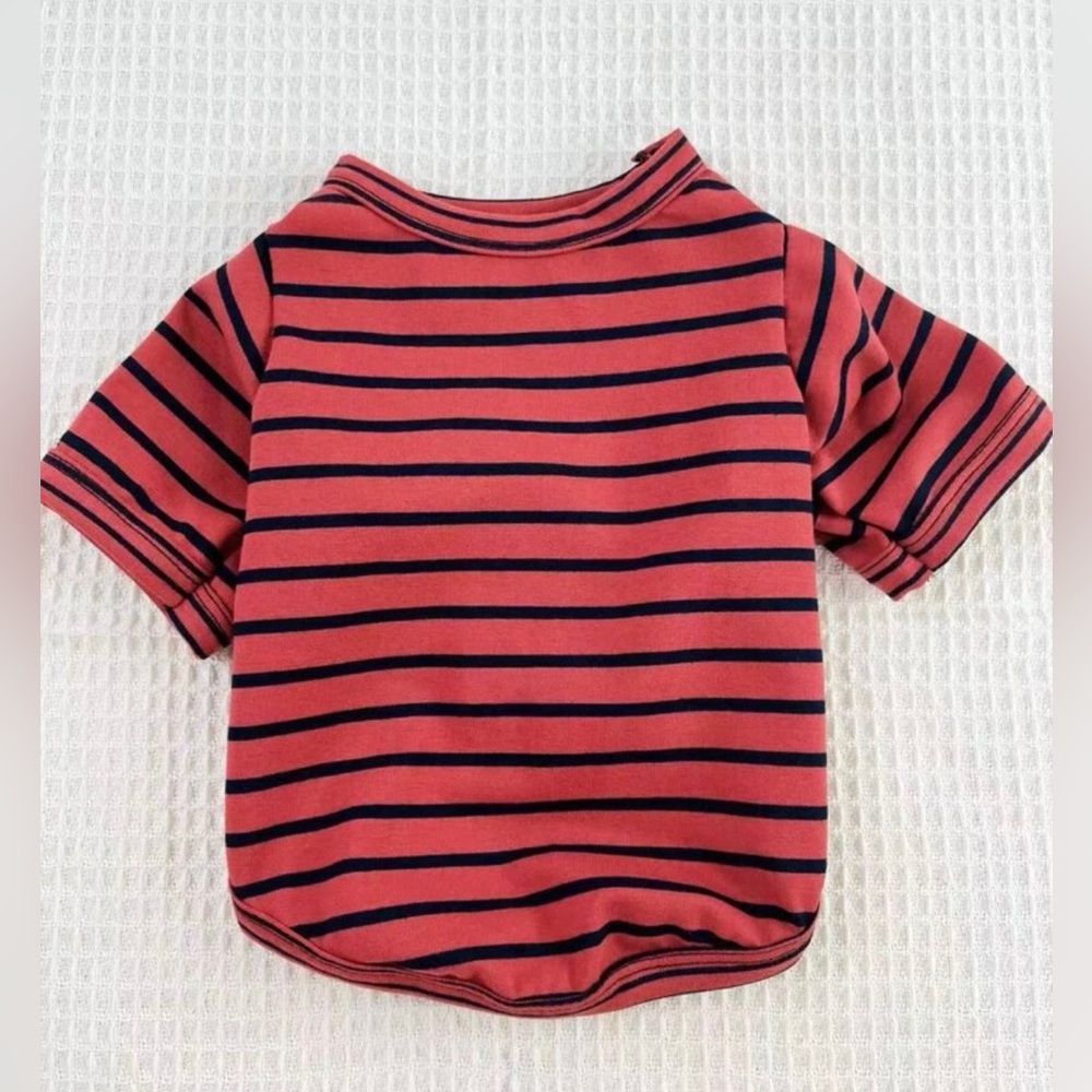 Striped Pattern Dog Tee - Picture 1 of 6